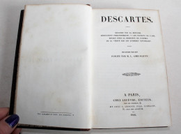 DESCARTES DISCOURS SUR LA METHODE, MEDITATION PHILOSOPHIQUE Par AIME MARTIN 1844 / LIVRE ANCIEN XIXe SIECLE (2204.164) - 1801-1900