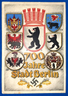Ansichtskarte 700 Jahre Stadt Berlin 1937 Propaganda Postkarte Deutsches Reich - Weltkrieg 1939-45