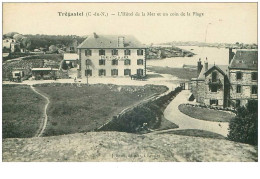 22.TREGASTEL.n°15335.L'HOTEL DE LA MER ET UN COIN DE LA PLAGE - Trégastel