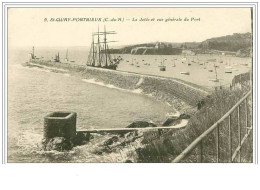 22.ST QUAY PORTRIEUX.LA JETEE ET VUE GENERALE DU PORT - Saint-Quay-Portrieux