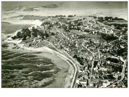 22.SAINT JACUT DE LA MER.n°79.VUE GENERALE ET AU LOIN LES EHBIENS.CPSM.EN AVION AU DESSUS DE - Saint-Jacut-de-la-Mer