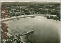 22.ERQUY.n°13937.VUE AERIENNE.LA JETEE.LE PHARE ET LA PLAGE.CPSM - Erquy