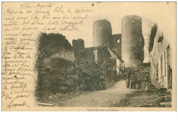 23.CROCQ.n°18802.TOUR DE CROCQ.TROUS.VOIR ETAT - Crocq