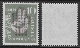 Germany BRD 1956 Catholic Congress Mi N.239 MNH ** - Unused Stamps