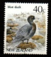 NEW  ZEALAND    -       CANARD   Bleu    -     Oblitéré - Canards