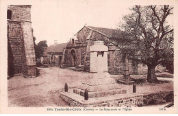 23-AM21609.Toulx Ste Croix.Monument Et église.En L'état - Autres & Non Classés