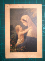 CARTE POSTALE,   Avec Des Motifs Religieux, Le Christianisme, Le Catholicisme. Joli   Variété De Couleurs Pastel. - Pinturas, Vidrieras Y Estatuas