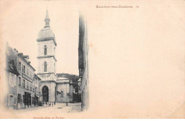 25 - SAN62729 - BAUME LES DAMES - Grande Rue Et Eglise - Baume Les Dames