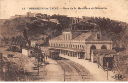 25 - BESANCON - SAN44587 - Gare De La Moulière Et Citadelle - Train - Besancon