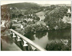 24.VITRAC.n°13944.PONT SUR LA DORDOGNE ET VUE PANORAMIQUE.DECHIRURE.CPSM - Autres & Non Classés