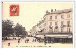 24.PERIGUEUX.LA PLACE BUGEAUD.CAFE DE LA COMEDIE. - Périgueux