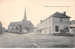 27 - HARCOURT - SAN31853 - Place De La Mairie Et De L'Eglise - Harcourt