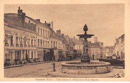 27 - CONCHES - SAN54276 - Place Carnot Et L'Hôtel De La Croix Blanche - Conches-en-Ouche