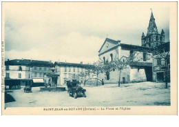 26.SAINT JEAN EN ROYANS.n°8000.LA PLACE ET L'EGLISE - Autres & Non Classés