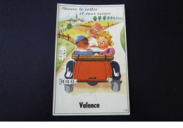 26. N°150088 . Valence . Voiture Enfants .carte A Systeme Multivues - Valence