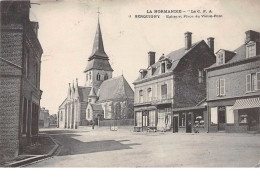 27 . N°52718 . SERQUIGNY . église Et Place Du Vieux-pont - Serquigny