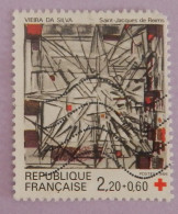 FRANCE YT 2449 OBLITERE "CROIX ROUGE"ANNEE 1986 - Usati