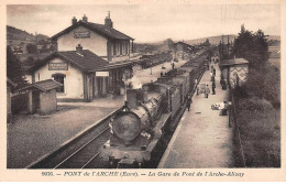 27 - PONT DE L ARCHE - SAN49587 - La Gare De Pont De L'Arche Alizay - Train - Pont-de-l'Arche