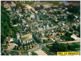 27.IVRY LA BATAILLE.n°30261.VUE GENERALE AERIENNE.CPSM - Ivry-la-Bataille