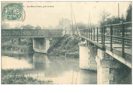 27.DANGU.n°8022.LES DEUX PONTS,PRES LA GARE - Dangu