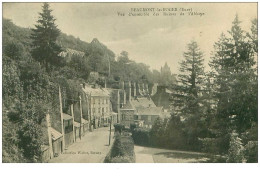 27.BEAUMONT LE ROGER.n°20650.VUE D'ENSEMBLE DES RUINES DE L'ABBAYE - Beaumont-le-Roger