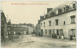 27.BEAUMONT LE ROGER.n°16680.RUE DU CAMP FREMONT.HOTEL DU LION D'OR - Beaumont-le-Roger