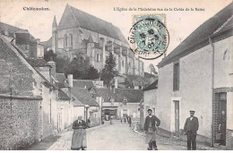 28 - CHATEAUDUN - SAN31889 - L'Eglise De La Madeleine Vue De La Cavée De La Reine - Chateaudun