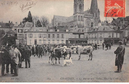 28 - CHARTRES - SAN42192 - Le Marché Aux Vaches, Place Du Châtelet - Chartres