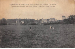 27-SAN59019-VERNEUIL.Ecole Des Roches.Vue Générale.Guerre Européenne 1914-1915.Hôpital Militaire.Cachet Militaire - Otros & Sin Clasificación