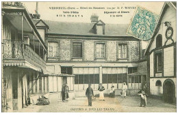 27.VERNEUIL.n°16666.HOTEL DU SAUMON TENU PAR M F BORNES - Verneuil-sur-Avre