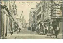 28 .n°38966 .dreux.hotel De Ville Et Grande Rue - Dreux