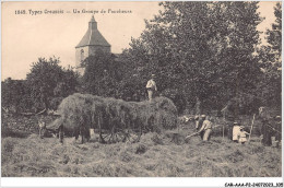 CAR-AAAP2-23-0134 - TYPES CREUSOIS - Un Groupe De Faucheurs - Agriculture - Autres & Non Classés