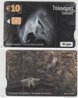 CYPRUS - Bat, Rusettus Aegyptiacus, Collector"s Card No 18, Tirage 600, 05/09, Mint - Chipre