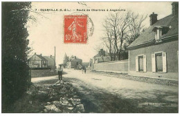 28.OUARVILLE.n°15412.ROUTE DE CHARTRES A ANGERVILLE - Autres & Non Classés