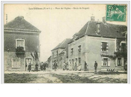 28.LES ETILLEUX.PLACE DE L'EGLISE.ROUTE DE NOGENT - Autres & Non Classés