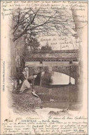 28.COURVILLE.PONT DU MOULIN.LAVANDIERES. - Autres & Non Classés