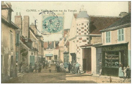 28.CLOYES.n°27626.VIEILLE MAISON RUE DU TEMPLE.RENOULT SABOTIER - Cloyes-sur-le-Loir