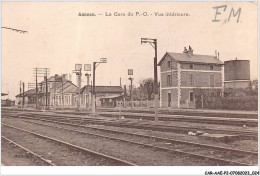 CAR-AAEP2-28-0121 - ANEAU - La Gare Du P.O - Vue Interieure - Auneau