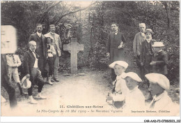 CAR-AADP3-21-0230 - CHATILLON SUR SEINE - La Fete Congres 1909 - Au Monument Vigneron - Chatillon Sur Seine