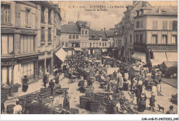 CAR-AABP1-27-0021 - LOUVIERS - Le Marché Place De La Halle - Commerces - Louviers