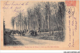 CAR-AABP1-27-0012 - LYONS LA FORET - Rendez-vous De Chasse à Courre Au Clos Saint Antoine  - Lyons-la-Forêt