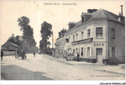 CAR-AAGP2-27-0149 - EVREUX - Avenue De Caen - Cafe, Hotel De La Croix D'Or - Vve Allaire - Evreux