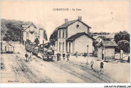 CAR-AAFP3-27-0262 - CORMEILLES - La Gare - Train - Other & Unclassified