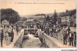 CAR-AAFP3-21-0197 - MONTBARD - Entrée Des Usines Métallurgiques Et Canal De Bourgogne - Ecluse - Montbard