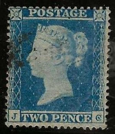 Great  Britain    .   Yvert   11 (2 Scans)   .   '54-'58  .  Perf. 16  .  Small Crown       .   O      .     Cancelled - Oblitérés