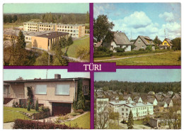 Türi, Soviet Estonia 1988 Unused Multi-view Postcard Publisher Eesti Raamat - Estonia