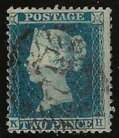 Great  Britain    .   Yvert   15 (2 Scans)   .   '54-'58  .  Perf. 14  .  Large Crown       .   O      .     Cancelled - Usados