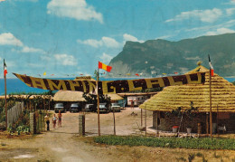 CARTOLINA  C16 AGNONE,SALERNO,CAMPANIA-CAMPING-MARE,SOLE,ESTATE,VACANZA,SPIAGGIA,BARCHE,BELLA ITALIA,VIAGGIATA 1972 - Salerno