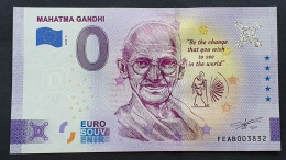 BILLETE 0 Euro Souvenir 0 € MALTA: FEAB 2023-2 MAHATMA GANDHI - Altri & Non Classificati