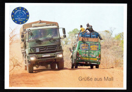 Grüße Aus Mali Carte Postcard Feldpost Bundeswehr  EUROPEAN UNION Freundliches Miteinander Auf Den Straßen In Koulikoro - Andere & Zonder Classificatie